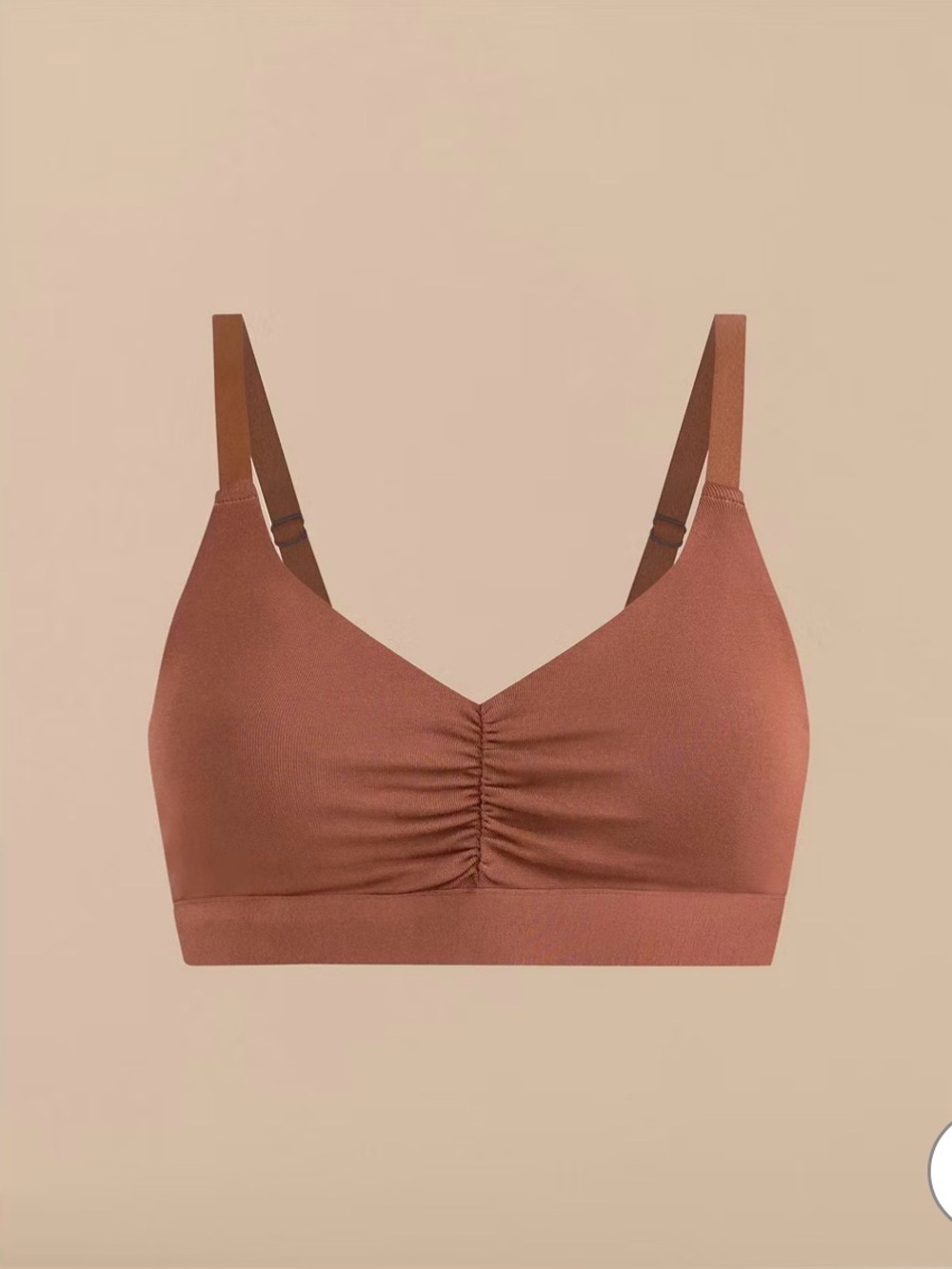 MeUndies Women UltraModal™ FeelFree Ruched Bralette | Cedar Wood/Cedar Wood
